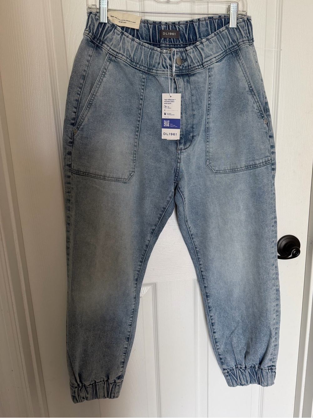 DL1961 Vintage Laura Super Light High Rise Jogger Jean 29 NWT - Picture 5 of 11